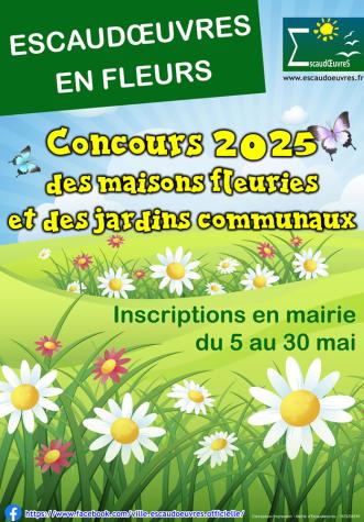 Inscriptions au concours 2025 des maisons fleuries et des jardins potagers communaux