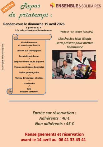 Repas dansant de l'association