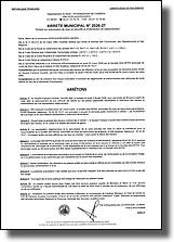 Arrêté municipal portant autorisation de mise en sécurité et d'interdiction de stationnement square François Courbet du 5 février au 6 mai 2026