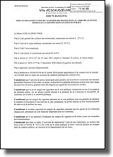 Arrêté municipal portant réglementation de la gestion des mégots dans le cadre des activités produisant un hotspot dans les espaces publics