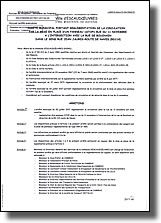 Arrêté municipal portant réglementation de la circulation par la mise en place d'un panneau 