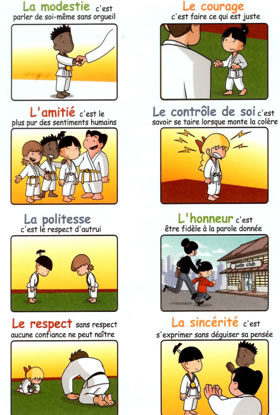 Le code moral du judo