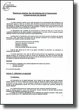 Règlement des déchetteries