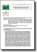 Procès-verbal de la réunion du conseil municipal du 27 juin 2008
