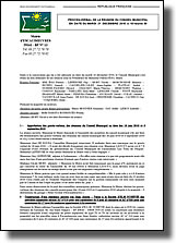 Procès-verbal de la réunion du conseil municipal du 21 décembre 2010