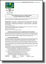 Procès-verbal de la réunion du conseil municipal du 28 mai 2014