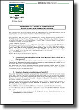 Procès-verbal de la réunion du conseil municipal du 19 décembre 2017