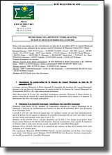 Procès-verbal de la réunion du conseil municipal du 5 décembre 2019