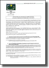 Procès-verbal de la réunion du conseil municipal du 29 novembre 2023