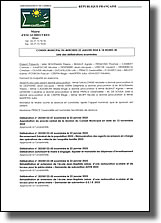 Liste des délibérations examinées lors de la réunion du conseil municipal du 22 janvier 2025