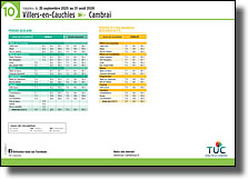 Guide horaire des bus de la ligne 10 pour l'année 2025-2026