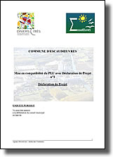 Notice de mise en compatibilité du P.L.U. avec déclaration de projet pour la commune d'Escaudœuvres