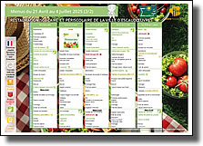Menus de juin et juillet 2025