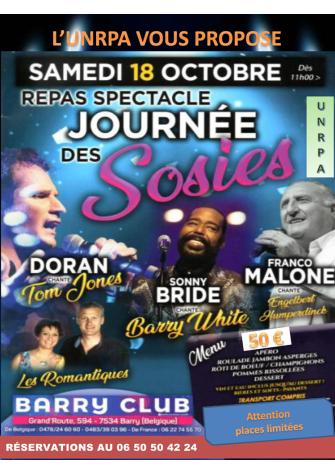 Repas spectacle 