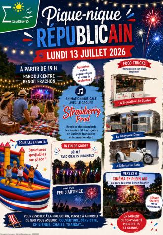 Pique-nique républicain avec concert et food trucks