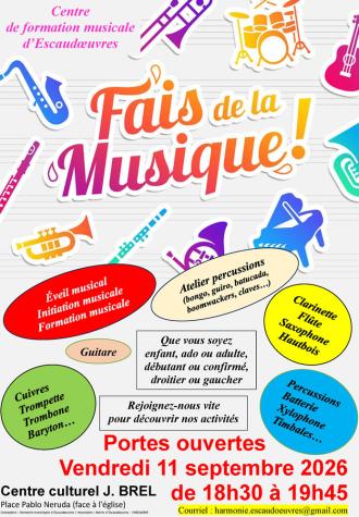 Portes ouvertes du centre de formation musicale
