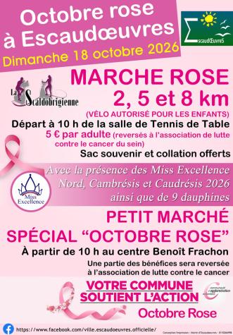 Marche rose et petit marché spécial
