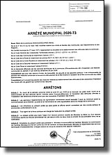 Arrêté municipal portant interdiction d'arrêt et de stationnement place François MITTERRAND du 22 juin au 1er juillet 2026