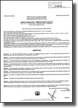 Arrêté municipal relatif à l'utilisation du domaine public communal à des fin commerciales pour l'Atelier des fleurs en 2026