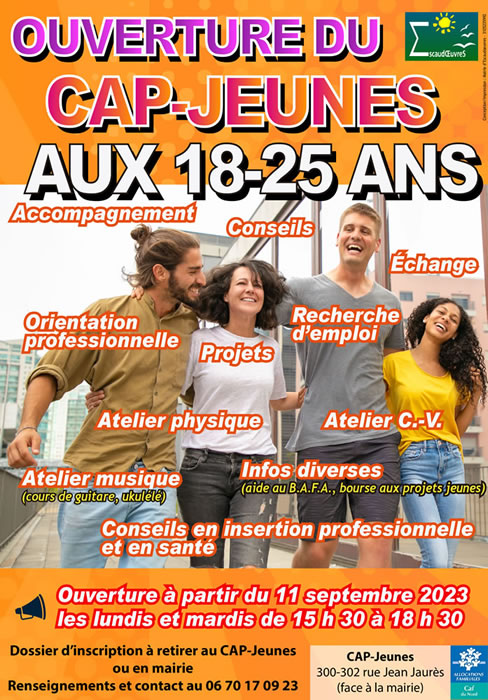 Ouverture du CAP-Jeunes aux 18-25 ans