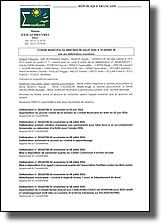 Liste des délibérations examinées lors de la réunion du conseil municipal du 8 juillet 2026